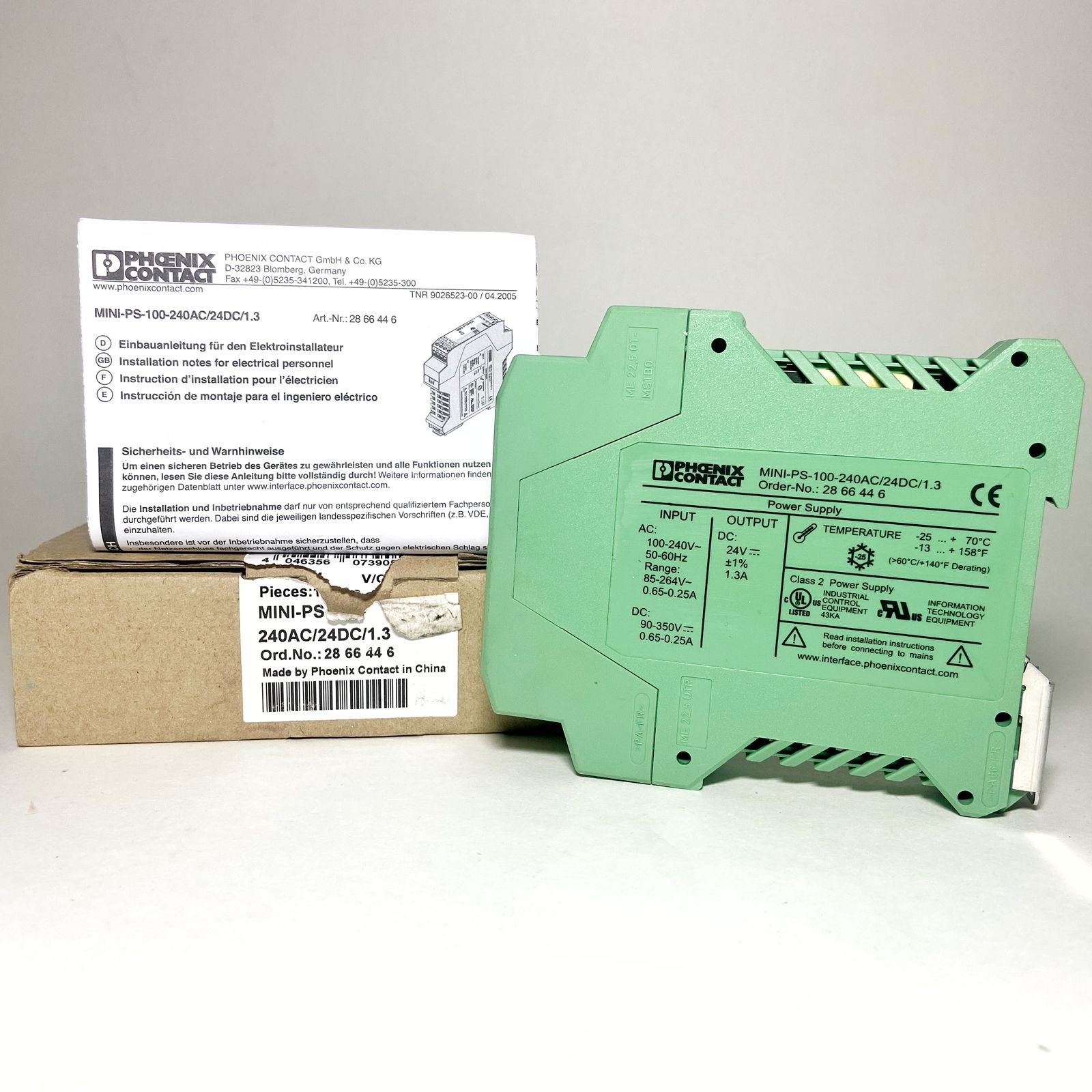 Phoenix Contact MINI-PS-100-240AC/24DC/1.3