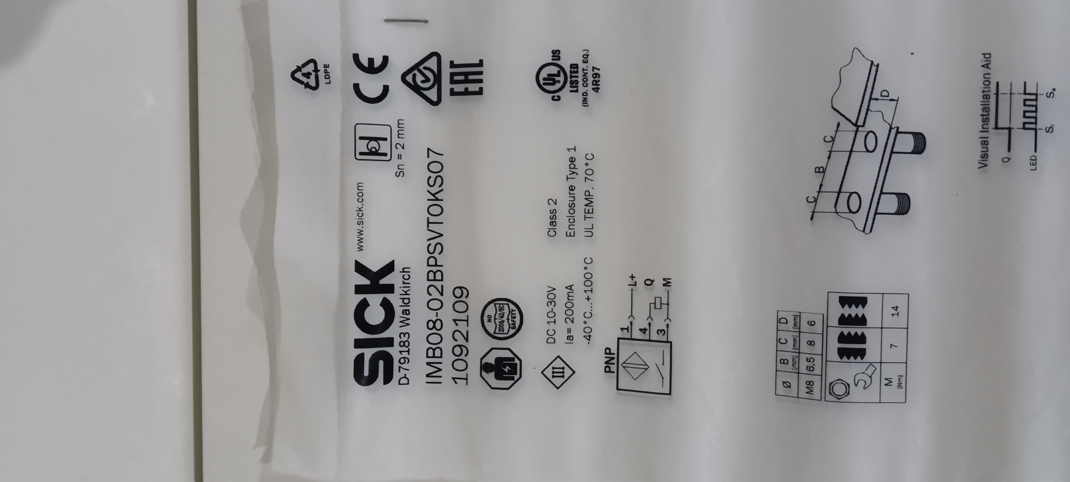 SICK IMB08-02BPSVT0KS07