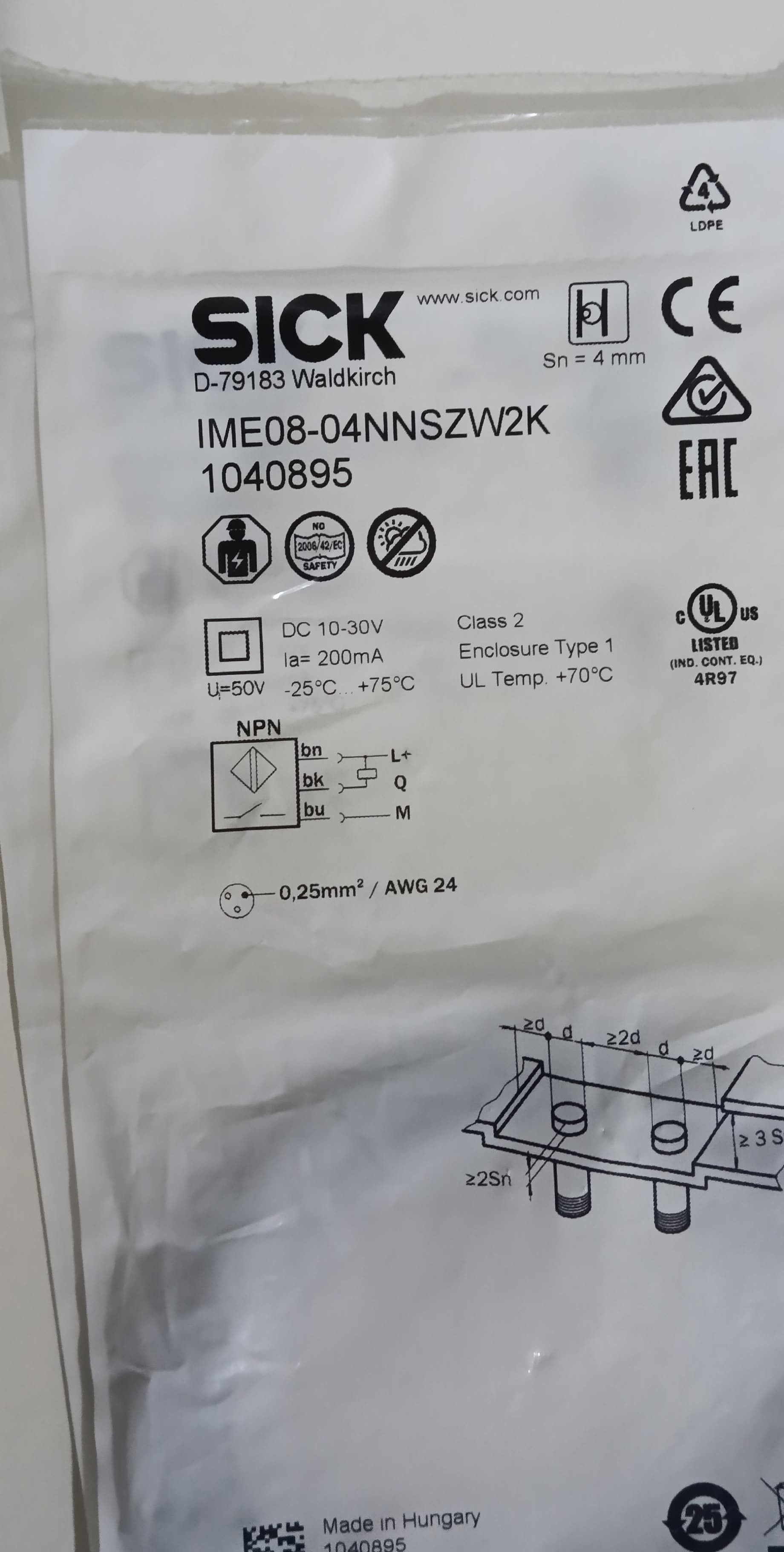 SICK IME08-04NNSZW2K