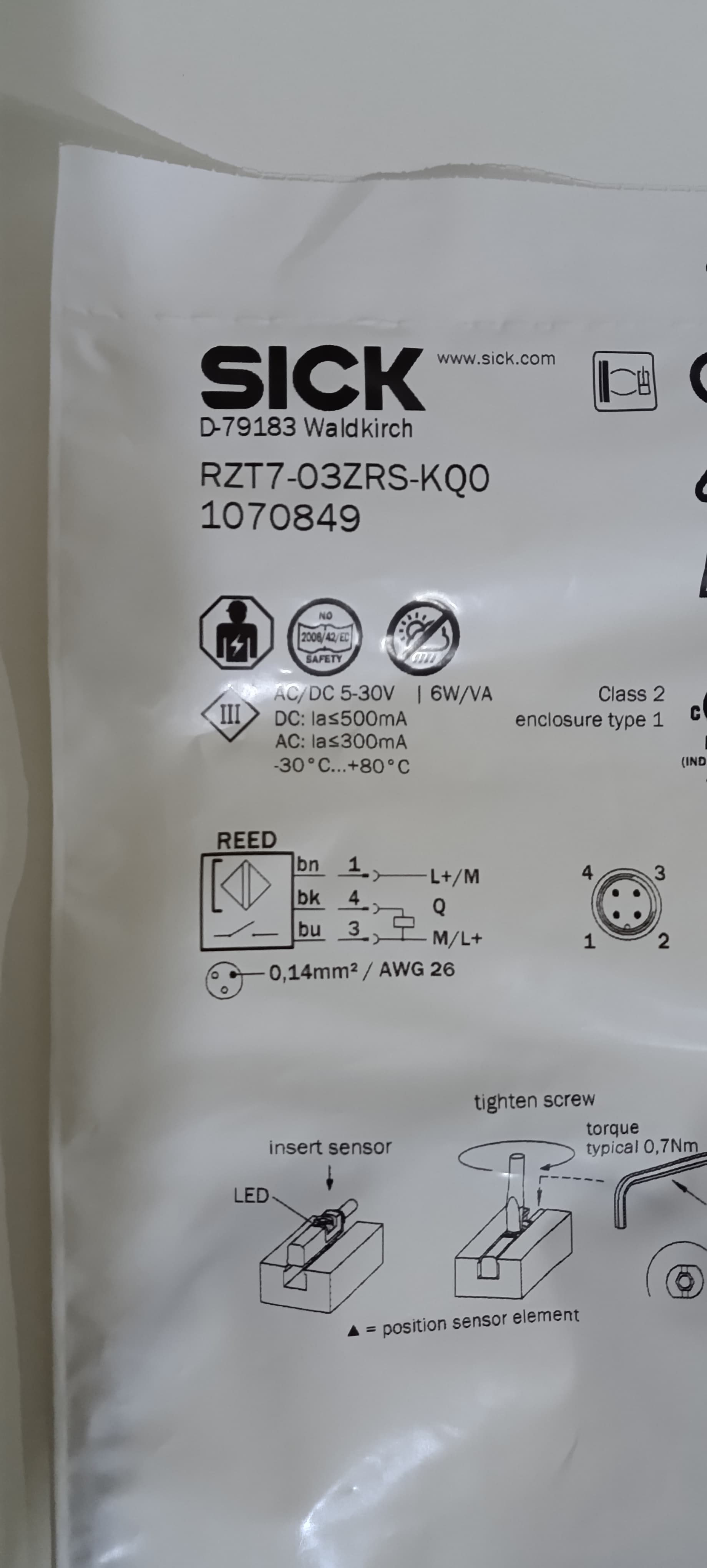 SICK RZT7-03ZRS-KQ0
