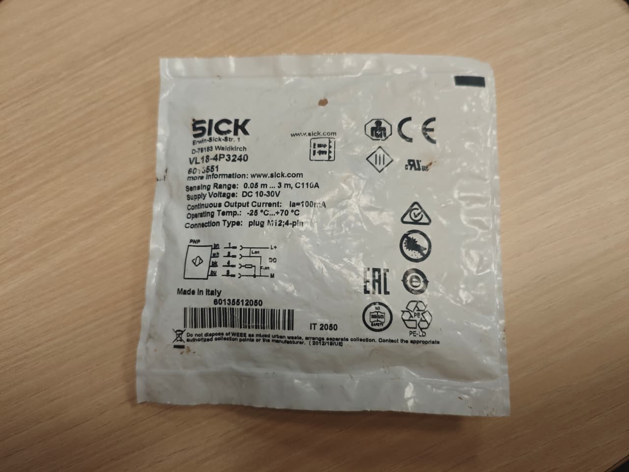 SICK VL18-4P3240