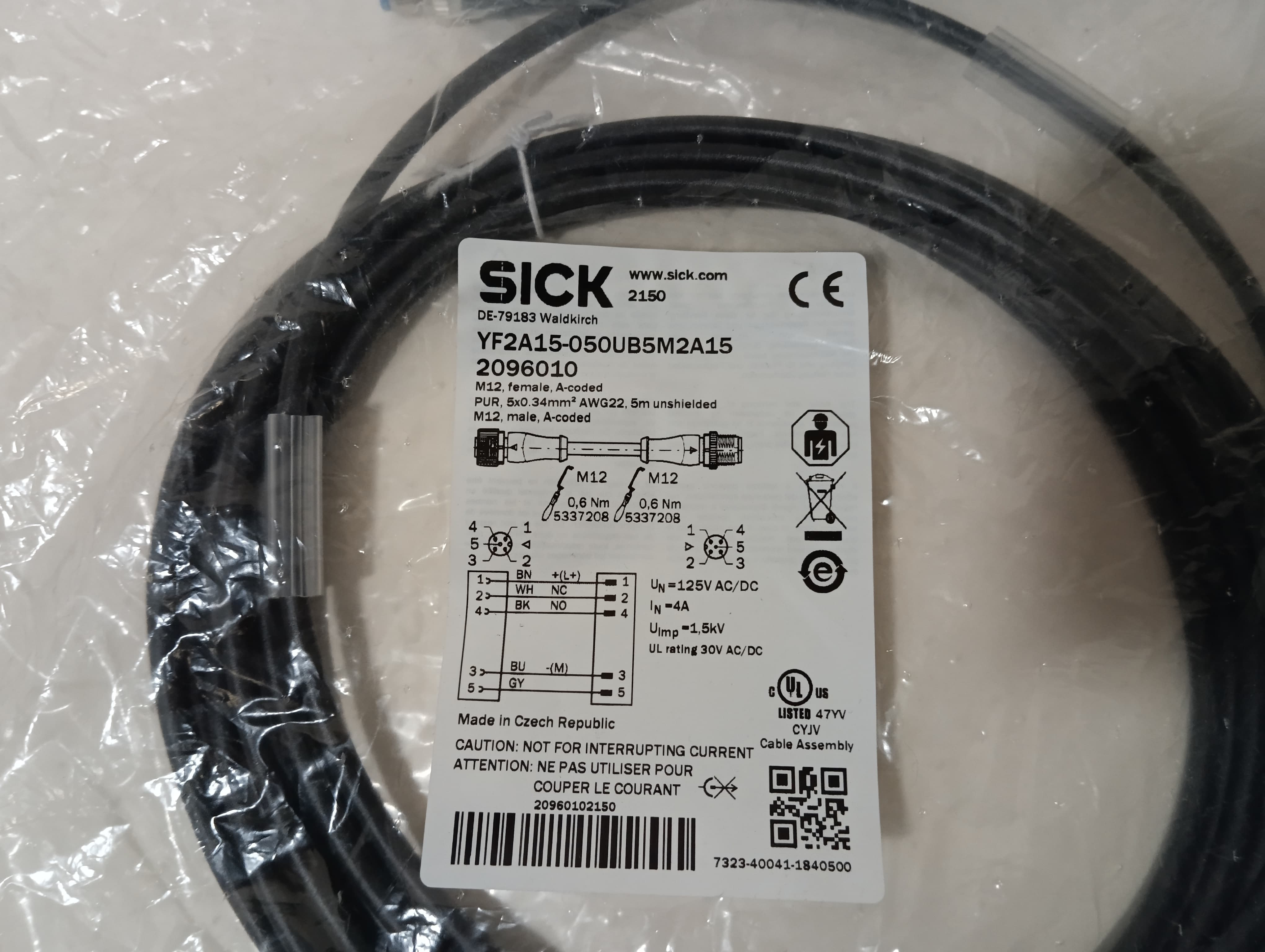SICK YF2A15-050UB5M2A15