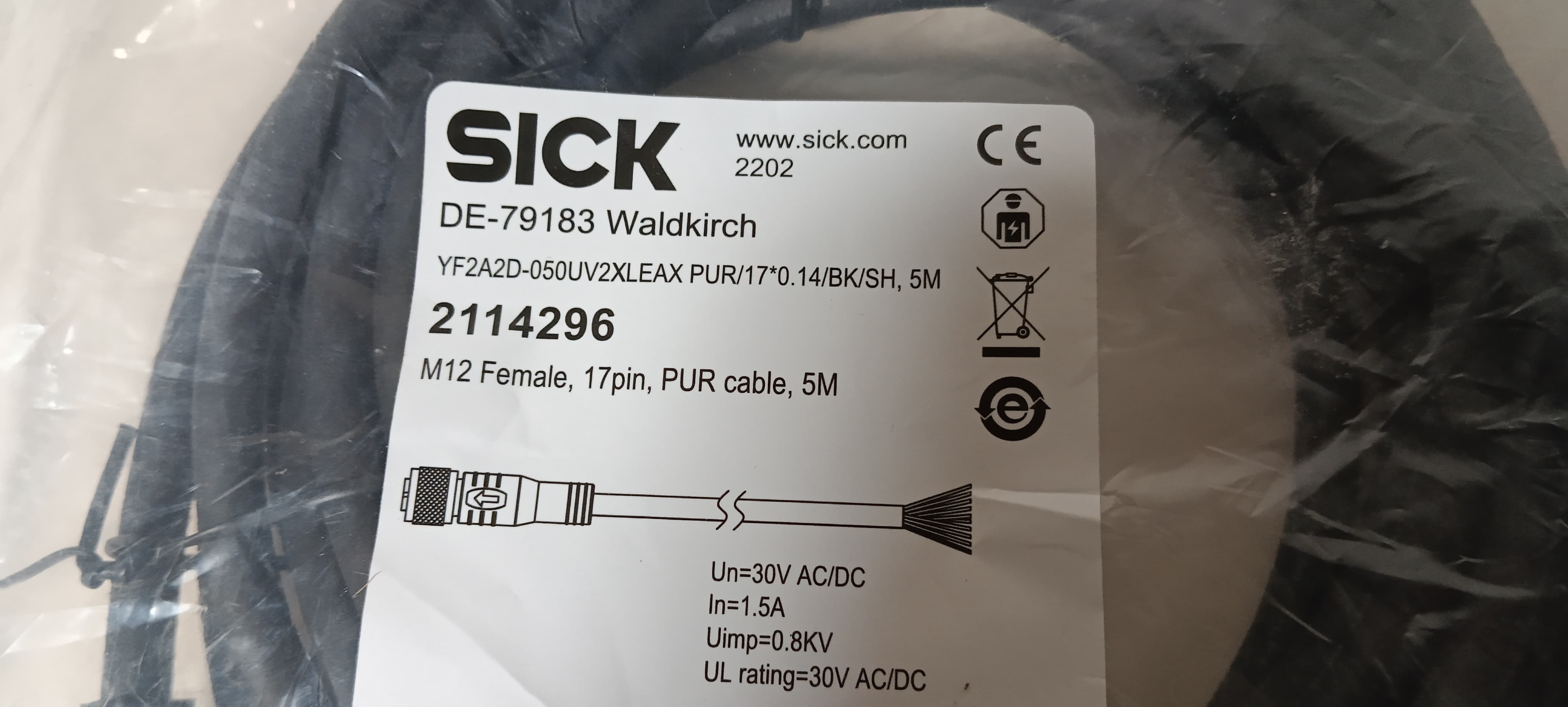 SICK YF2A2D-050UV2XLEAX
